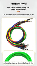 11pcs/Set Pull Rope Resistance Bands