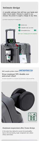 Men Carry-On Aluminum Luggage