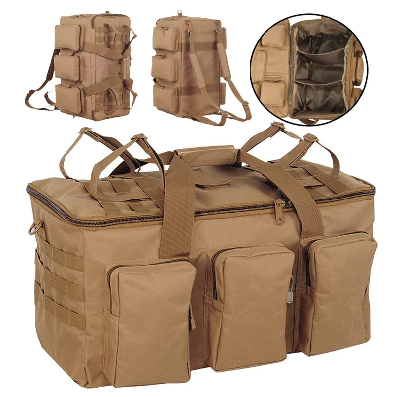 55L Luggage Duffel Bag Camping Backpack