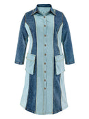 Women's Plus Size Denim Dress