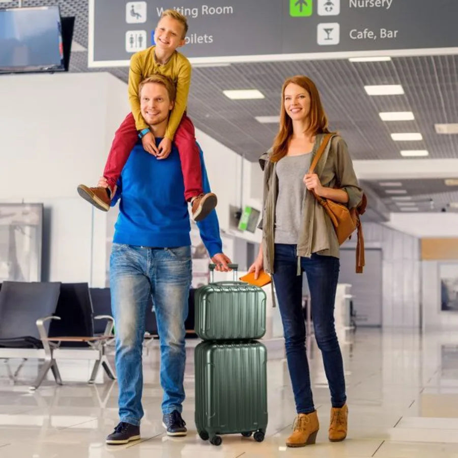 2 Piece Carry On Luggage Set