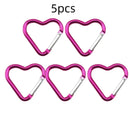 Heart Shape Keychain Clip