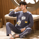 Autumn Plus 5XL Knitted Men's Sleepwear