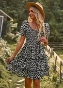 Women's Flower Print Dress