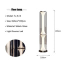 Glass Floor Lamp