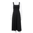 Women's Sleeveless Square Neck Back Lace Dress