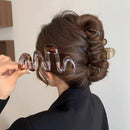 Glossy Large Lightweight Plastic Hair Clip