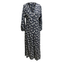 Women's Long Sleeve Floral Maxi Dress