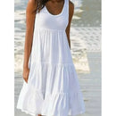 Sleeveless Ruffles Loose Sundresses