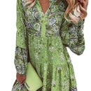 Women's Floral Print Mini Dress