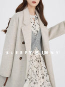 Floral Midi Dress Women Sweet A-Line Long Sleeve Hollow Out Dress Elegant High Waist Casual Long Dress Daily or Vacation Outfits