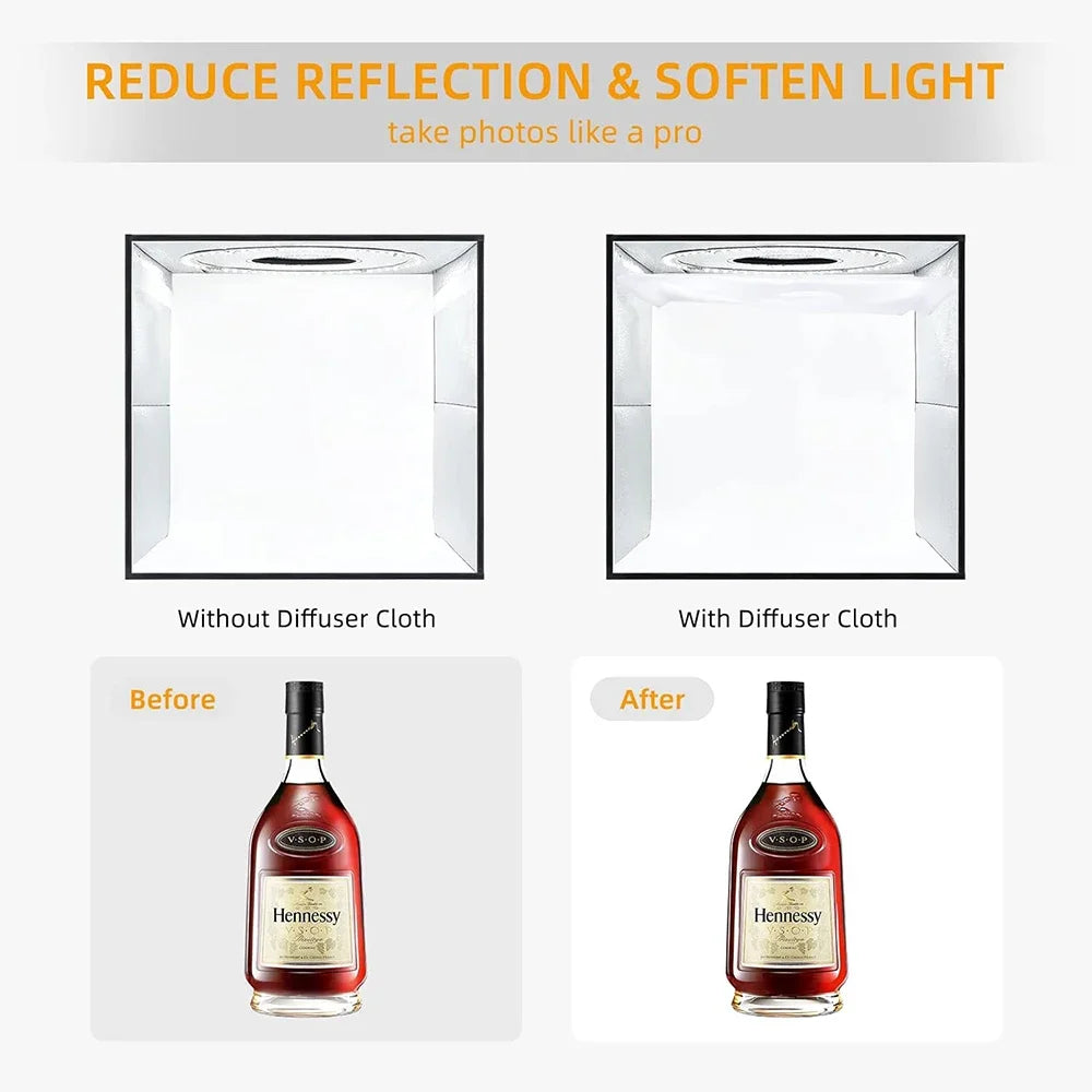 Lightdow Photo Studio Light Box Kit
