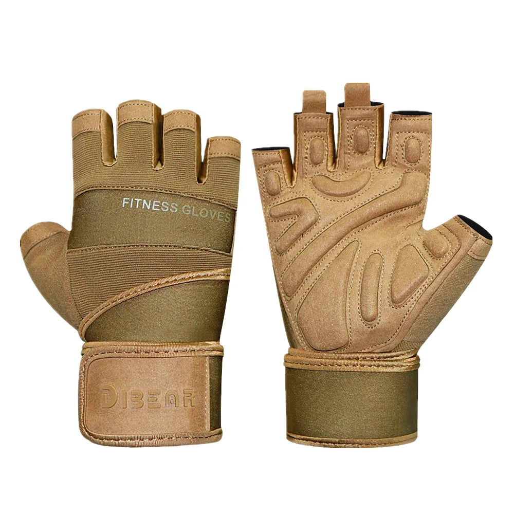 Half Finger Bodybuilding Gym Gloves