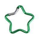 Aluminum Outdoor Star Shaped Spring Locking Carabiner Clip