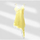 Sexy Sling Dress Women V Neck Hollow Out Backless Patchwork Lace