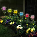 Outdoor Tulip Rose Flower Lamp