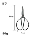Classical style iron forging flange scissors