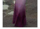 Tie-Dye Gradient Spring/Autumn Dress with Exquisite Back Cutout and Elegant Long Skirt