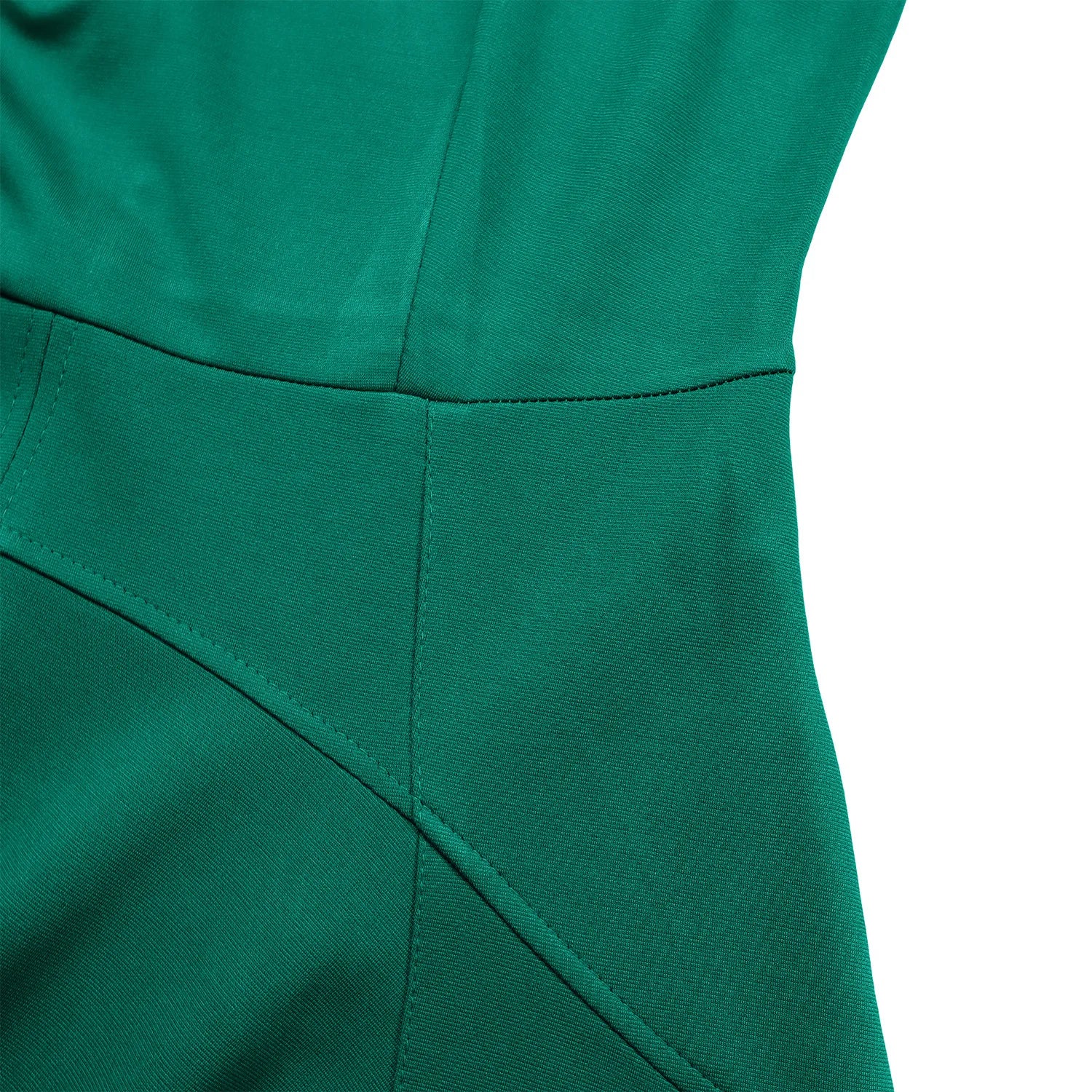 Women's Pleated Short Sleeves length Gown