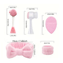 7-piece makeup and face wash beauty set