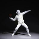 Modern Art Resin Banksy Sculptures Flower