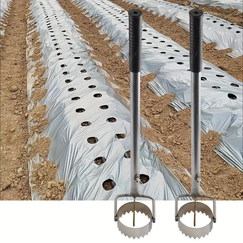 1pc Durable Metal Greenhouse Film Puncher