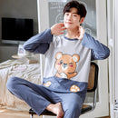 Autumn Plus 5XL Knitted Men's Sleepwear