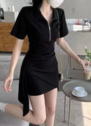 Elastic Sleeve Woman Dress Mini Tight Corset Short dresses for Women