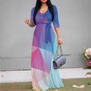 Women's Long Print Maxi Dress