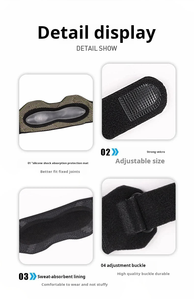 New Knee Outdoor Cycling Breathable Shock Absorber Basketball Protector Pressure Sports Patella Belt