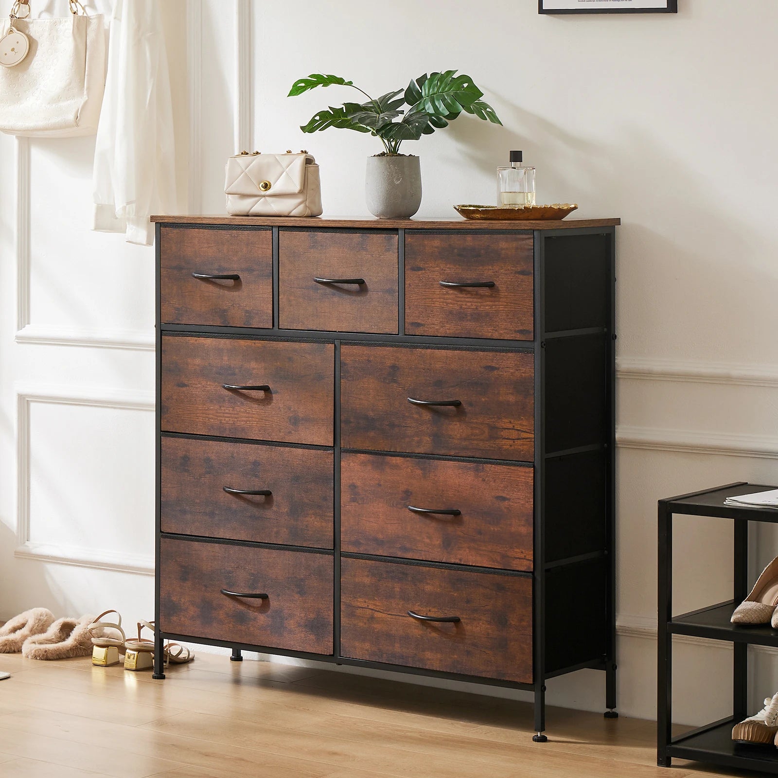 Kids Clothes Wood Cabinet Furniture