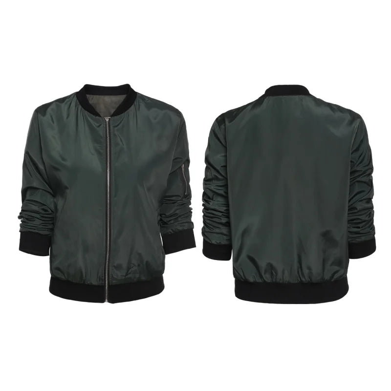 Autumn Casual O-neck Jacket