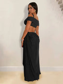 Hollow Out Backless Long Dress
