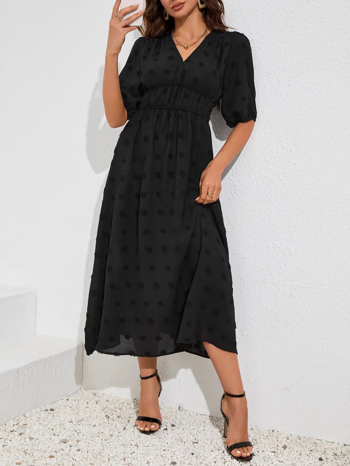 Women's Spring Floral Print Dress