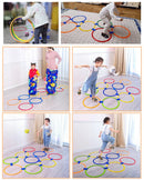 Kids Outdoor Hopscotch Ring Jumping Toys