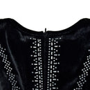 Deep V- Neck Velvet Dress