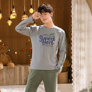 Autumn Plus 5XL Knitted Men's Sleepwear
