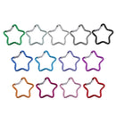 Aluminum Outdoor Star Shaped Spring Locking Carabiner Clip