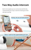 Tuya Smart Life 2MP 2.4G/5G+BLE WIFI IoT Alarm Surveillance Home Security Burglar FHD CCTV Camera System SOS Contact PIR Sensor