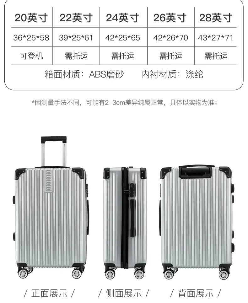360-degree Rotating Waterproof Luggage