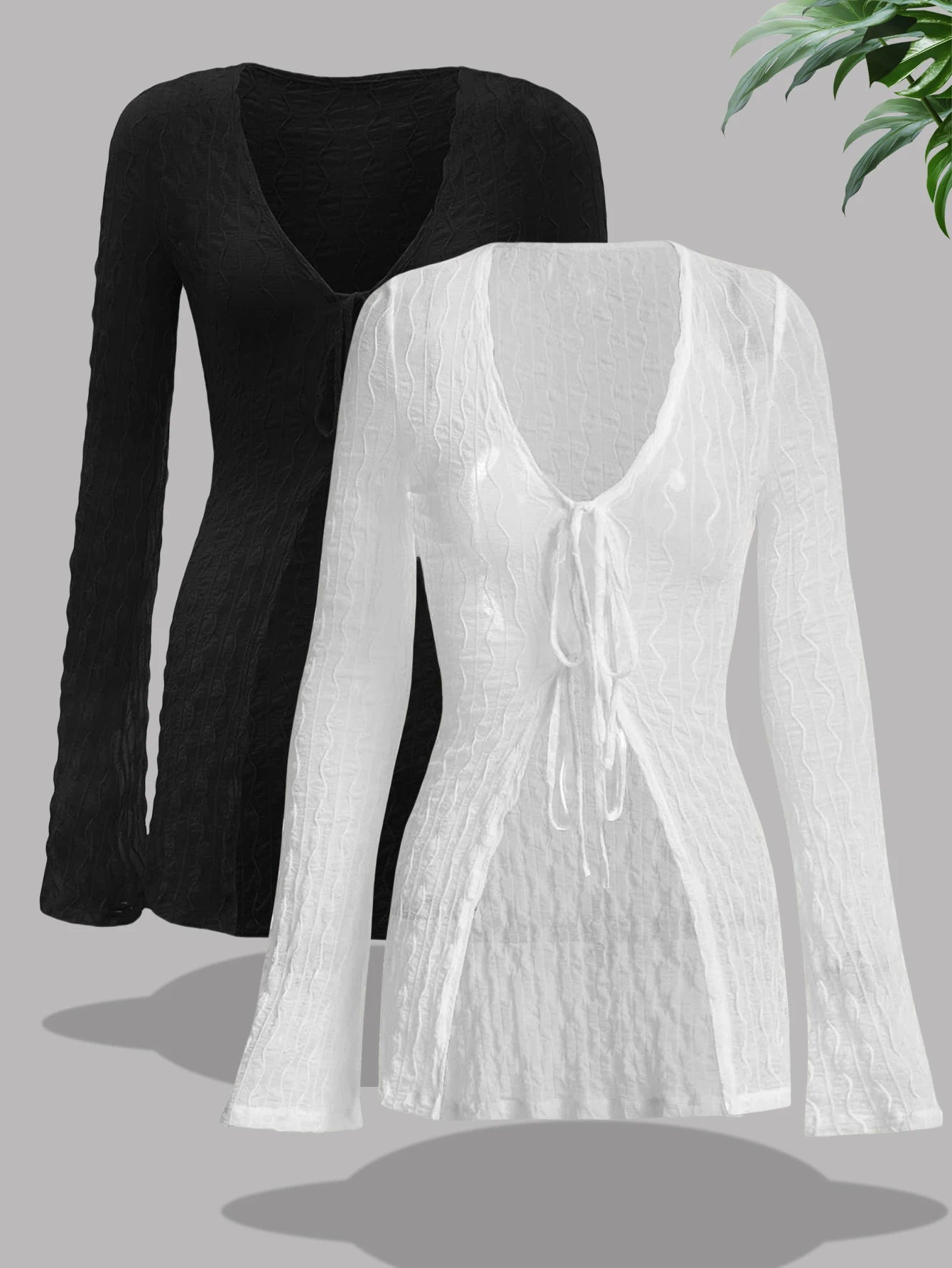 Women's new fashion solid color casual comfortable long cardigan  suitable for wearing outside