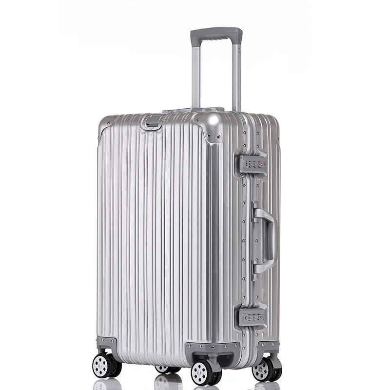 100% Aluminum-magnesium alloy Travel Suitcase