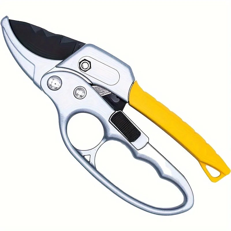 8" Durable Professional Ratchet Garden Pruning Shears