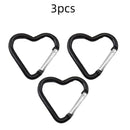 Heart Shape Keychain Clip