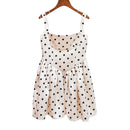 traf 2025 woman suspender skirt satin polka dot print corset sexy ladies dress y2k clothes New high quality party mini skirt bra