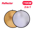 5 in 1 Round Reflectors Collapsible Photography Fill Light Batter Diffuser