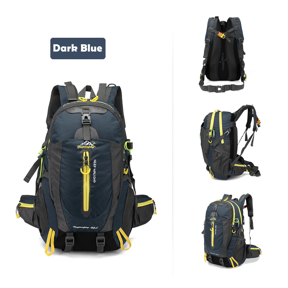 40L Water Resistant Travel Backpack