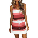 Sleeveless Dress for Women Clothing 2024 Summer Vacation Pullover Beach Sundress Female Korean Fashion Slim Sexy Short Dresse M