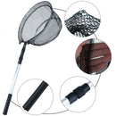 Fishing Net Aluminum Alloy Telescopic Rubber Handle