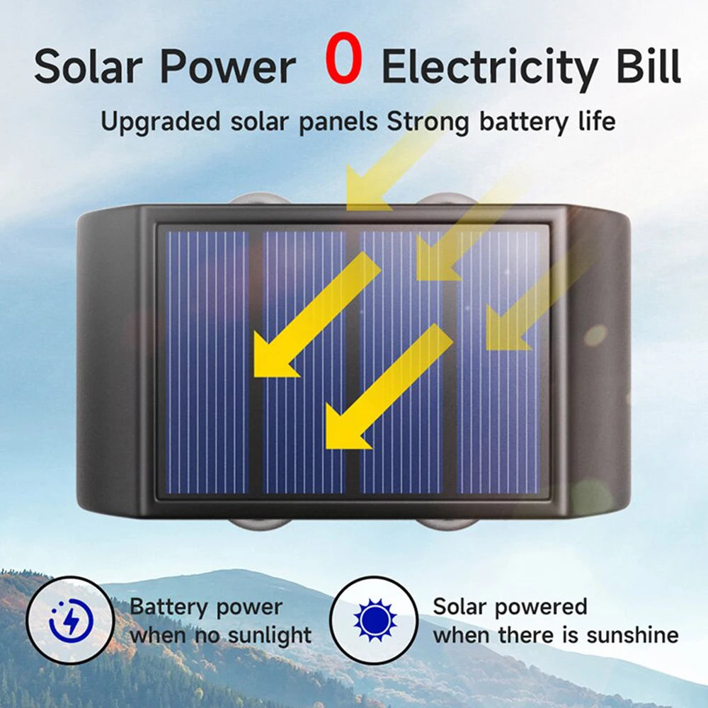 Outdoor Solar Wall Lamp
